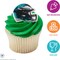 24PCS NFL Philadelphia Eagles Helmet Rings – Football Cupcake Toppers, Officially Licensed, 1.3"x0.7"